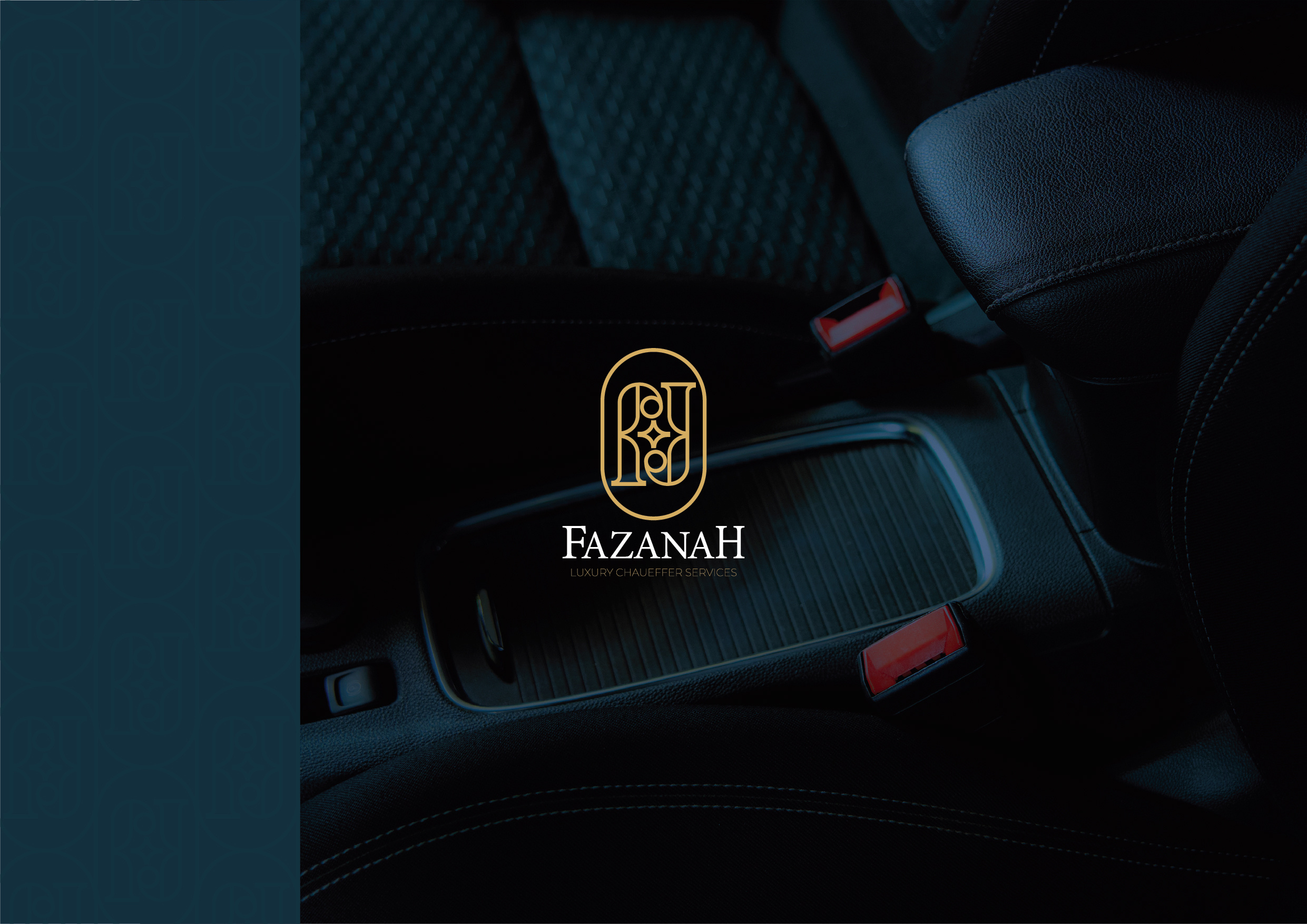 Fazanah Luxury Chauffeur branding corporateidentity graphic design logo stationery