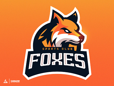 Fox Sports Mascot Logo animal logo baseball logo basketball logo branding design esportslogo football logo fox logo graphic design hockey logo illustration illustrator logo logo for sale mascot logo soccer logo sports logo ui vector volleyball logo