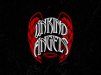 Unkind Angels Logo angels branding logo