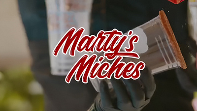 Marty's Miches Logo branding design logo michelada