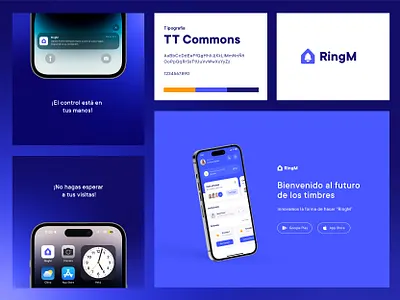 RingM branding graphic design logo ui