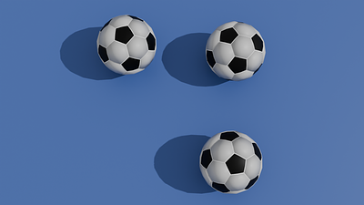 Low Poly 3D Model 38: Football 3d animation app branding design graphic design illustration logo motion graphics typography ui ux vector