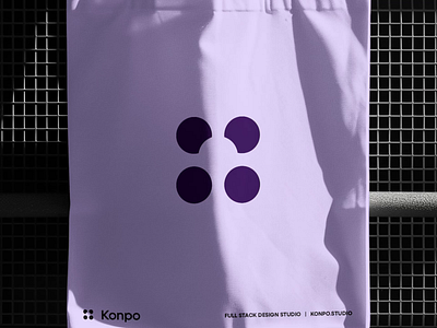 Konpo | Our logo brought to life branding creativeshowcase logo logopresentation visualidentity