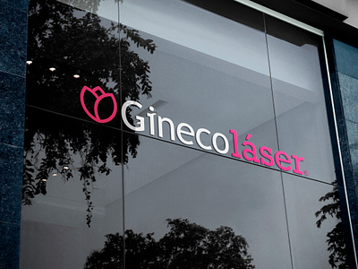 Ginecoláser - Gynecology branding graphic design logo