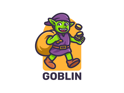 GOBLIN brand brand identity branding cartoon character design cute design icon identity illustration logo mascot