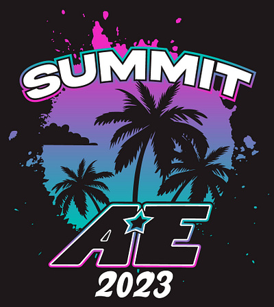 Atlanta Elite Summit 2023 advertising apparel branding design graphic design logo vector