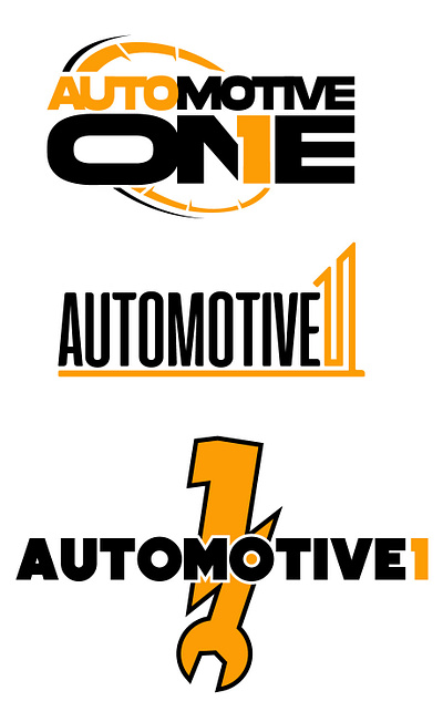 Automotive 1 Logo Process advertising apparel branding design graphic design logo vector