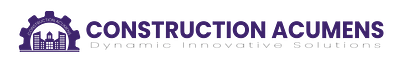Construction Acumens logo with Name branding design graphic design icon illustration logo vector
