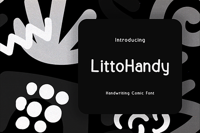 Littohandy - Handwritten Font cartoon comic doodle font fun graphic design handwriting sketch text typography