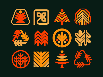 Arbor icons alpine arbro branch fall forest grove icon leaf leaves logo maple oak orchard pine recycle seasons symbol thicket trees woodland