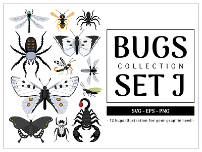 Bugs Collection Set J set