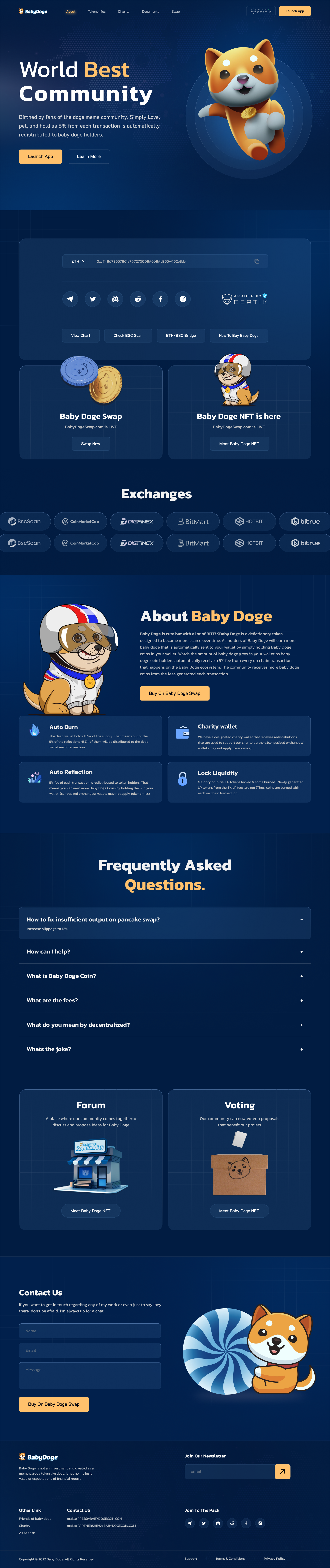 BABY DOGE & MEME COIN by UIX SAIDUR SAJIB on Dribbble