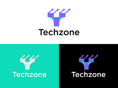 Tech logo, Technology - Techzone logo design branding fiber logo fintech futuristic logo logo and branding logo maker optical fiber saas website software logo startup logo t tech logo tech company tech logo tech logo design technology logo techzone logo design trendy logo