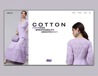 A woman's cloth design cloth web design cloth website cloth website design cloth website ui web design woman cloth web design