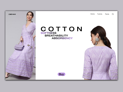 A woman's cloth design cloth web design cloth website cloth website design cloth website ui web design woman cloth web design