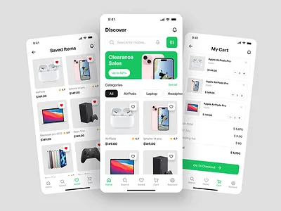 EloctroEase - Ecommerce Mobile App app app design design ecommerce ecommerce app ecommerce design ecommerce mobile app fashion mobile mobile app shop shop app shopping store ui ui kit