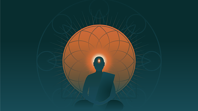 epiphany branding calm graphic design illustration meditation peace thirdeye