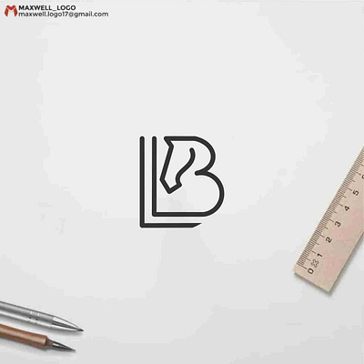 LLB and Horse Logo concept branding company design graphic design illustration letter logo monogram ui vector