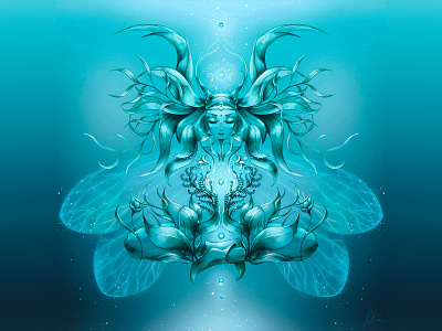 Fairy art cosmic art digital art digital illustration illustration magical art starseed art