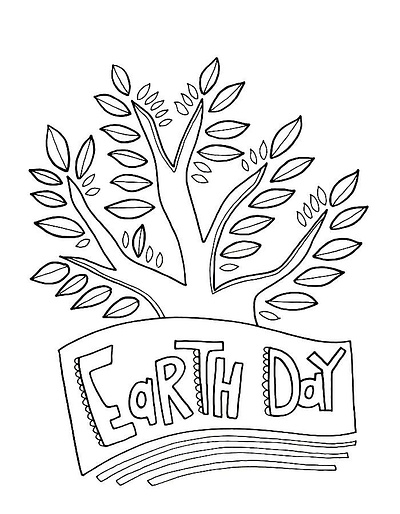 Free Earth Day coloring pages that you can easily download and p gogreen