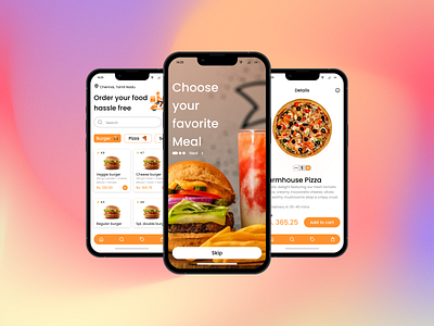 EpicEats Online Food Delivery App app design branding design figma food food delivery app mobile app mobile design ui uiux ux ux design