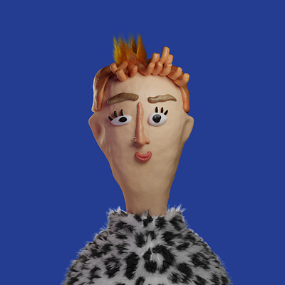 MAD_TEAM 3d avatar portrait character illustration mascot nft