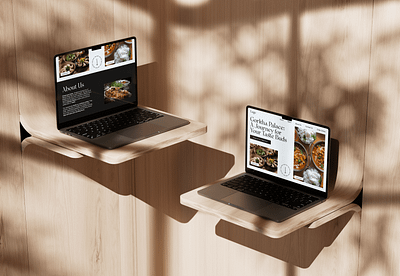 Gorkha Palace Restaurant Web Design brand branding graphic design ui web design website