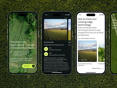 Innovation Agriculture Mobile App adaptive app concept design idea mobile mobile app responsive ui ui design ux web web design