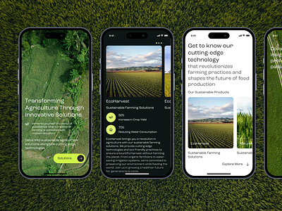 Innovation Agriculture Mobile App adaptive app concept design idea mobile mobile app responsive ui ui design ux web web design