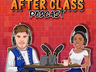 PODCAST LOGO & COVER ART caricature cartoon avatar cartoon character cartoon logo cartoon style podcast logo design illustration itunes podcast logo logo mascot logo podcast logo