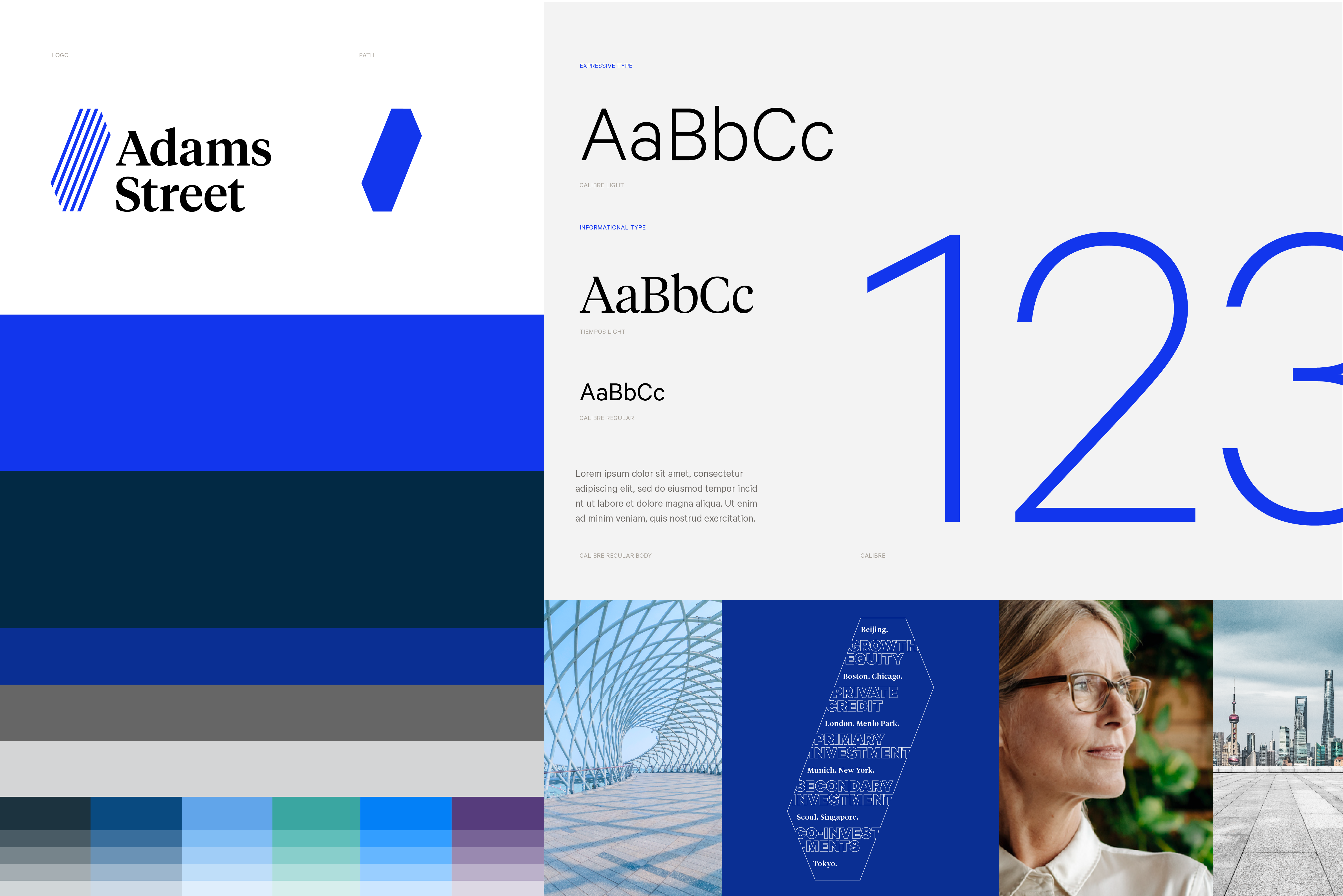 Adams Street - Rebrand - Brand World adams street art direction brand application brand design brand world branding design finance fintech graphic design investment logo logo design private equity venture capital visual identity