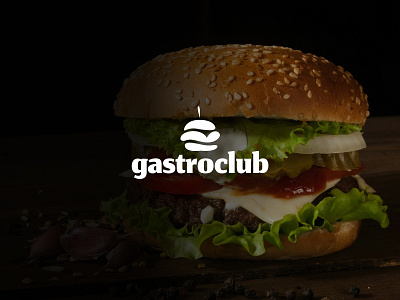 Logo Design. Gastro Club branding burger cafe club design eat food gastro gastronomy graphic design logo logotype meat restaurant tasty vegan