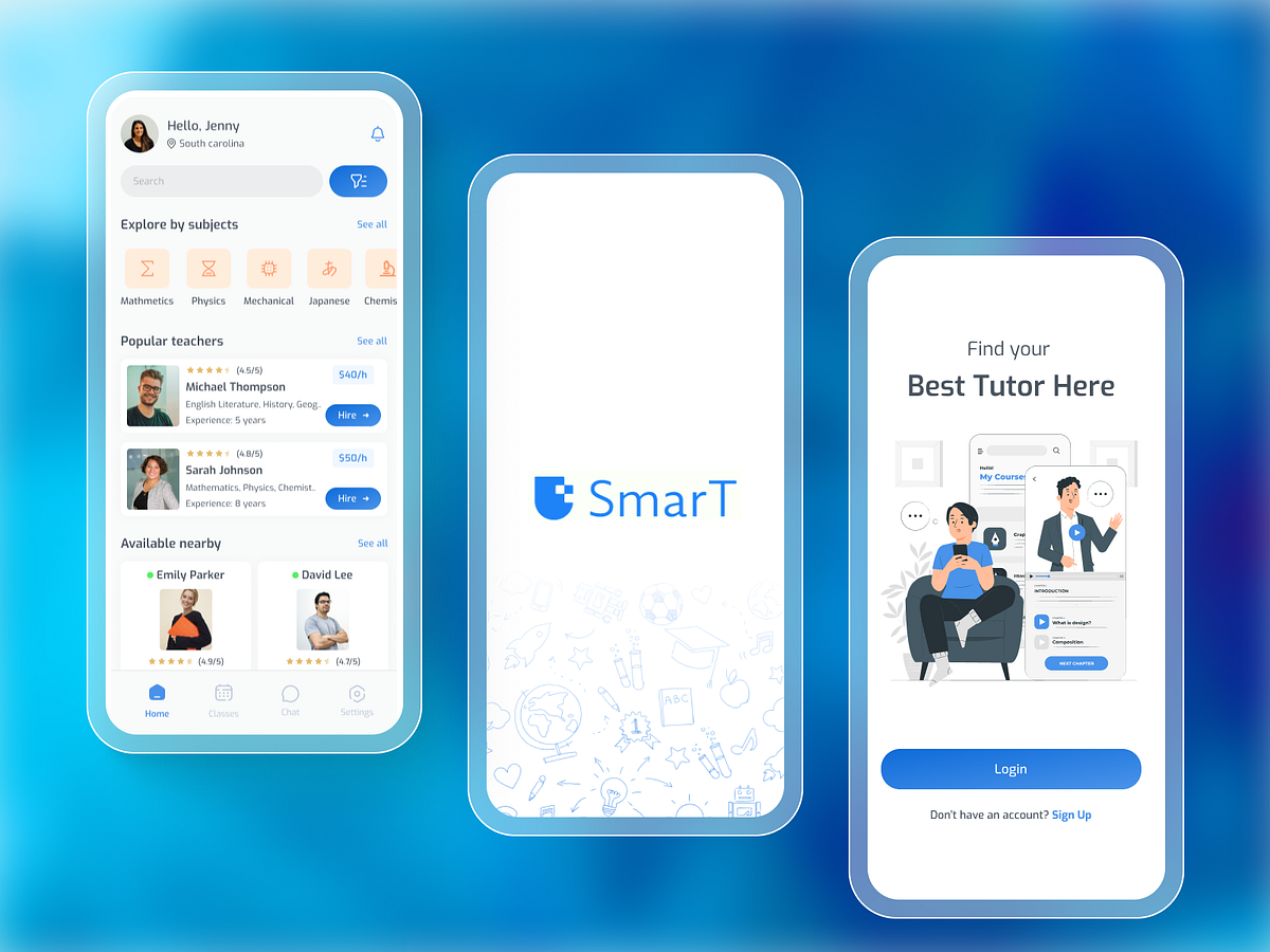 Tutor Finding Mobile Application Image 1