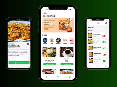 N-Cafe | Mobile App For University Cafeterias app ui ux