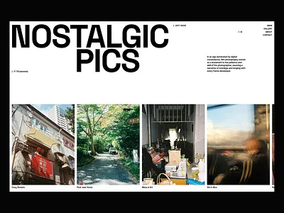 Photography website aftereffects animation interfaceanimation motion motion design photography product design ui design uianimation ux design web design webdesign