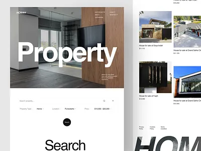 HOMAH - Search Page property property search real estate search page search page real estate ui