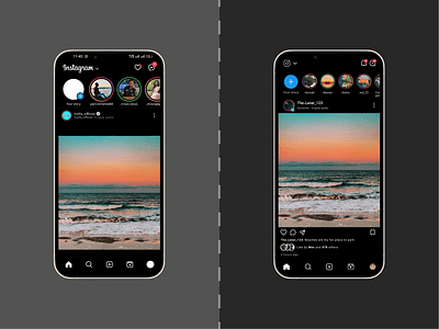 Instagram Redesign design instagram ui ux