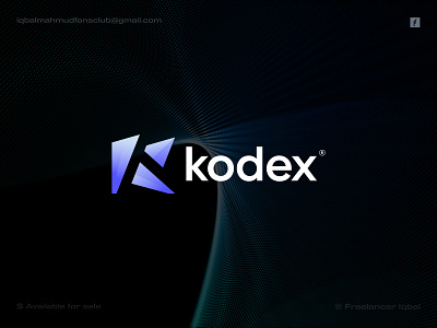 Kodex Logo Brand Guidelines - Logo Design, Top Logo Designer agency app logo brand guidelines brand identity branding code freelancer iqbal graphic design icon kodex logo branding logo logo design logo designer logos logotype minimal modern saas top brand designer top logo designer