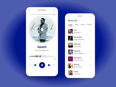 Music player application