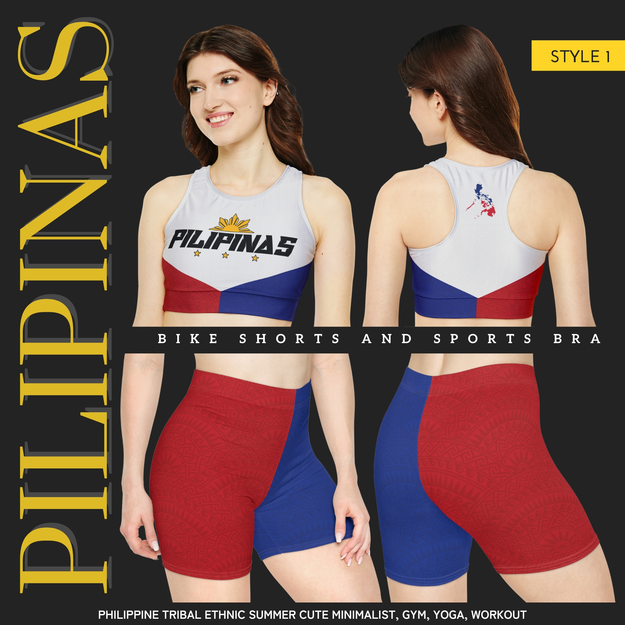 Philippines Tribal Summer Kawaii Cute Minimalist, Gym, Yoga branding graphic design logo yoga