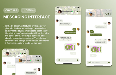 Message App - Interface ui
