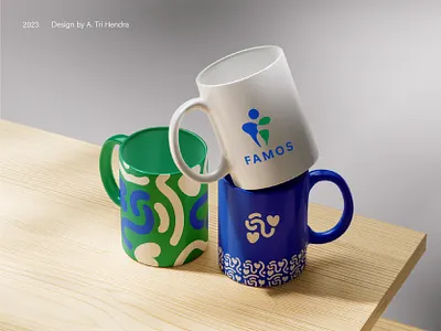 Dental Store Logo Design - Famos Neo Indonesia brand design branding dental logo dental logo design design graphic design logo logo design vector visual identity