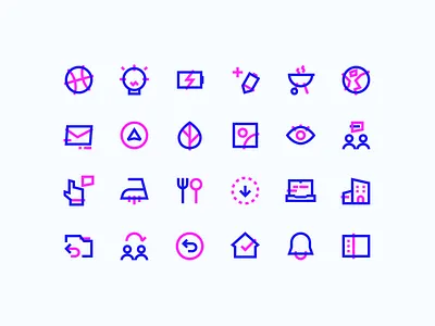 Interface icons | UniTwo app app design art branding design graphic design icon icon design icon pack icon set iconography icons iconset identity mobile ui ui icon vector icon web design website