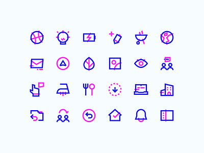 Interface icons | UniTwo app app design art branding design graphic design icon icon design icon pack icon set iconography icons iconset identity mobile ui ui icon vector icon web design website