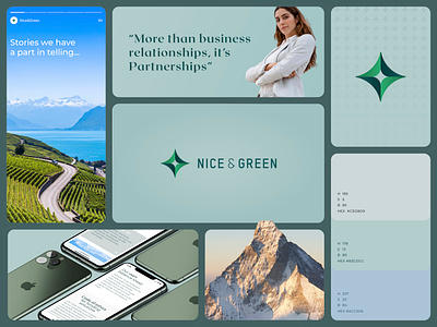 Nice & Green - website branding design investment ui ux webdesign webdesigner website