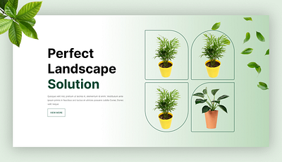 Plant Shop Header Exploration ❤️🔥 3d animation graphic design logo ui ui kit