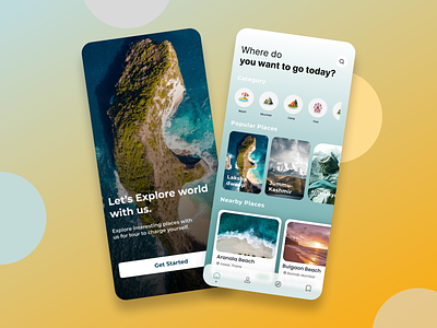 Travel App UI Design appdesign booking design hiredesigner metafic ui ux website