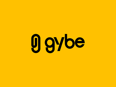 gybe - Paper to Digital bold branding logo logomark logotype manufacturing orange symbol typography