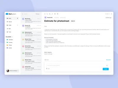 Email Web Application Free Template app branding design email illustration logo system ui ux web