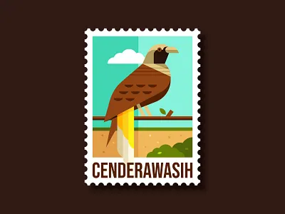 Cenderawasih animal bird cenderawasih design fly illustration indonesia nature papua vector